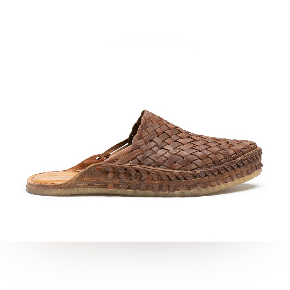 Mohinders Men’s Leather Woven City Slipper Sandal slip on  size 13